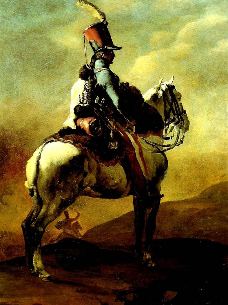 Theodore   Gericault trompette de hussards